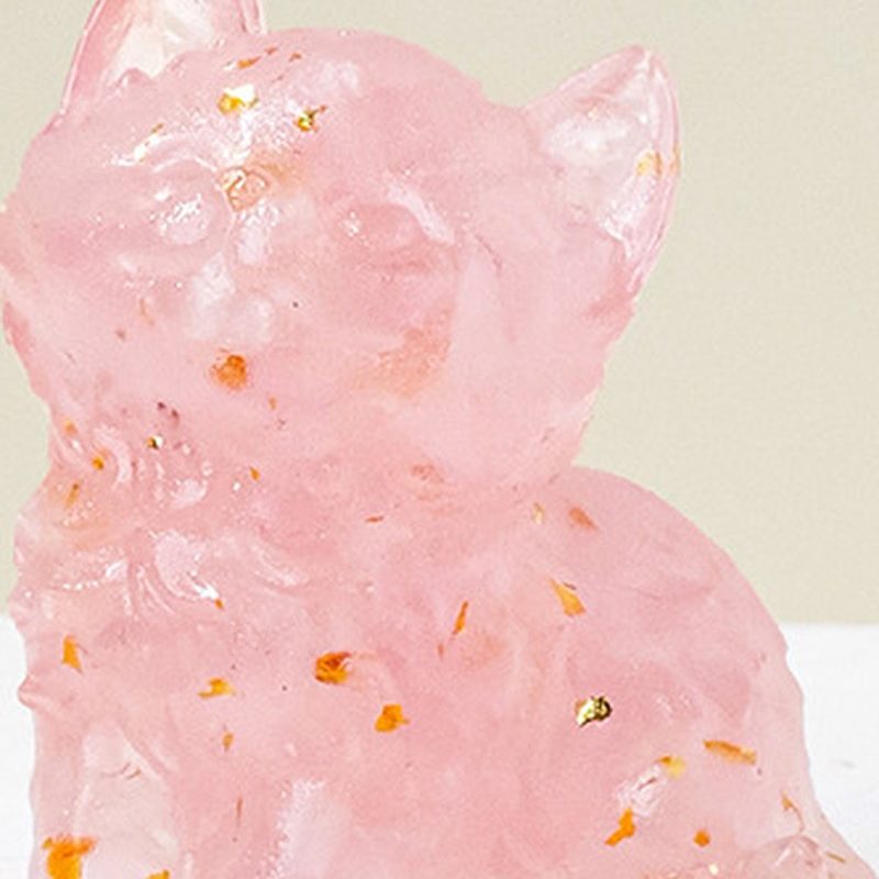 Crystal Cat Figurine